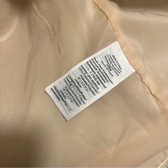 J. Crew Size XS White plush fleece bomber jacket AB877 Full Zip - Picture 5 of 6